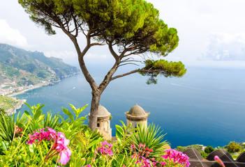 Wall Mural - Ravello on Amalfi coast, Italy