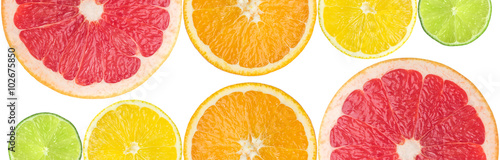 Nowoczesny obraz na płótnie juicy citrus