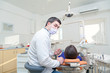 © photo_mts - Healthy teeth patient at dentist office dental caries prevention..