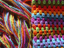 Crochet Colorful Material