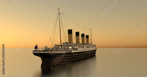 Titanic Sundown 4K Shot 2 Poster Mural XXL