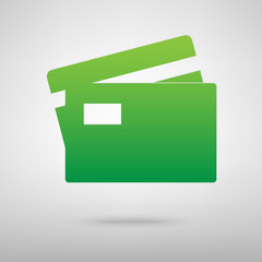 Wall Mural - Credit Card icon with shadow