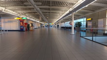 Gate View At Schipol Airport In The Netherlands