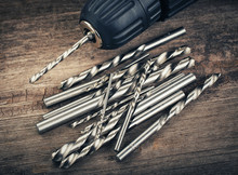 Drill And Set Of Drill Bits