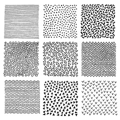 Hand Drawn Patterns Set