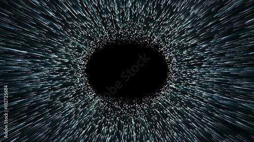wormhole or black hole, abstract scene of overcoming the temporary space in cosm фототапет