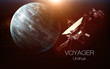 Uranus - Voyager spacecraft. This image elements furnished by NASA.