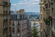 Paris France 2014 April 21,  The Montmarte district of Paris is an historic entertainment area  of  Paris