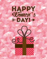 Wall Mural - happy womens day design 