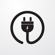 © vxnaghiyev - Electrial plug, Power cord icon for web and mobile