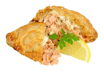 Wall Mural - Salmon Wrapped In Crispy Pastry