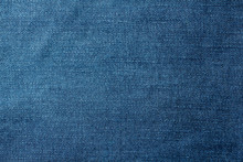 Denim Fabric Texture Ideal For Background, Closeup Of Jeans