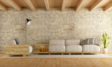 Modern Living Room Wth Pallet Sofa