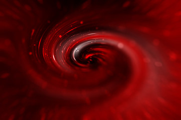 Wall Mural - Abstract red shiny background. Spiral galaxy