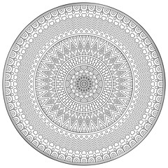 Wall Mural - Vector indian Mandala