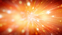 Abstract Orange Background. Explosion Star.