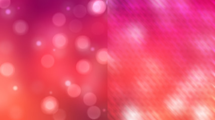 Bokeh light, shimmering blur spot lights on red abstract backgro