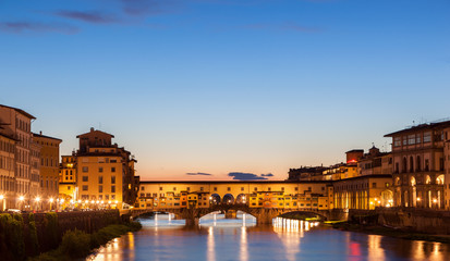 Fototapete - Ponte Vecchio, Florence, Italy