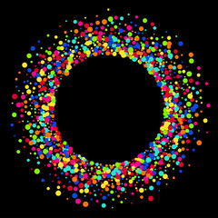 Wall Mural - vector modern colorful circle abstract background