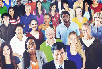Poster - Diverse Diversity Ethnic Ethnicity Togetherness Unity Concept