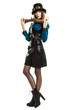 © Voyagerix - Steampunk girl with rifle.