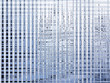 Background in cool blue tones with abstract stripes. Horizontal.