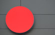 Big red dot like a circle