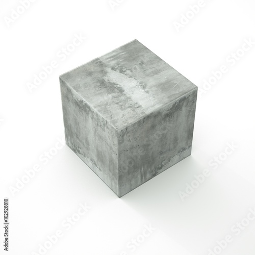 concrete-cube-isolated-on-a-white-plane-original-three-dimensional-illustration