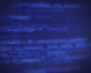 Wall Mural - abstract binary blue code on digital screen