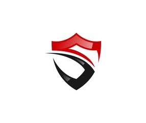 Wall Mural - shield logo