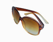 © sakchaiphoto - Brown sunglasses isolated on white background