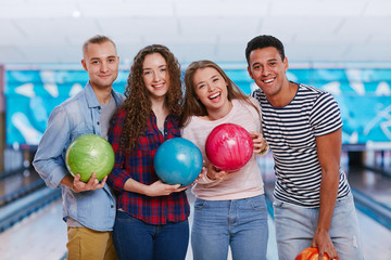 Poster - Bowling players