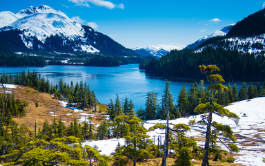 overlooking prince william sound