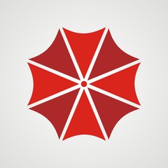 Wall Mural - umbrella logo