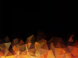 Wall Mural - orange black abstract background