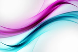 Fototapeta Abstrakcje - Abstract Blue Purple Wave Background Design