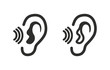 Ear  - vector icon.