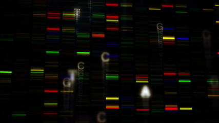 Poster - Animation of colored squares moving fast 