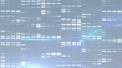 Poster - Animation of white squares moving fast 