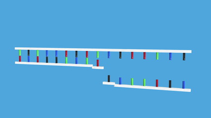 Poster - Animation of DNA moving 