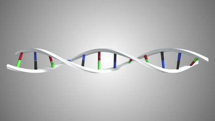 Poster - Animation of DNA moving 