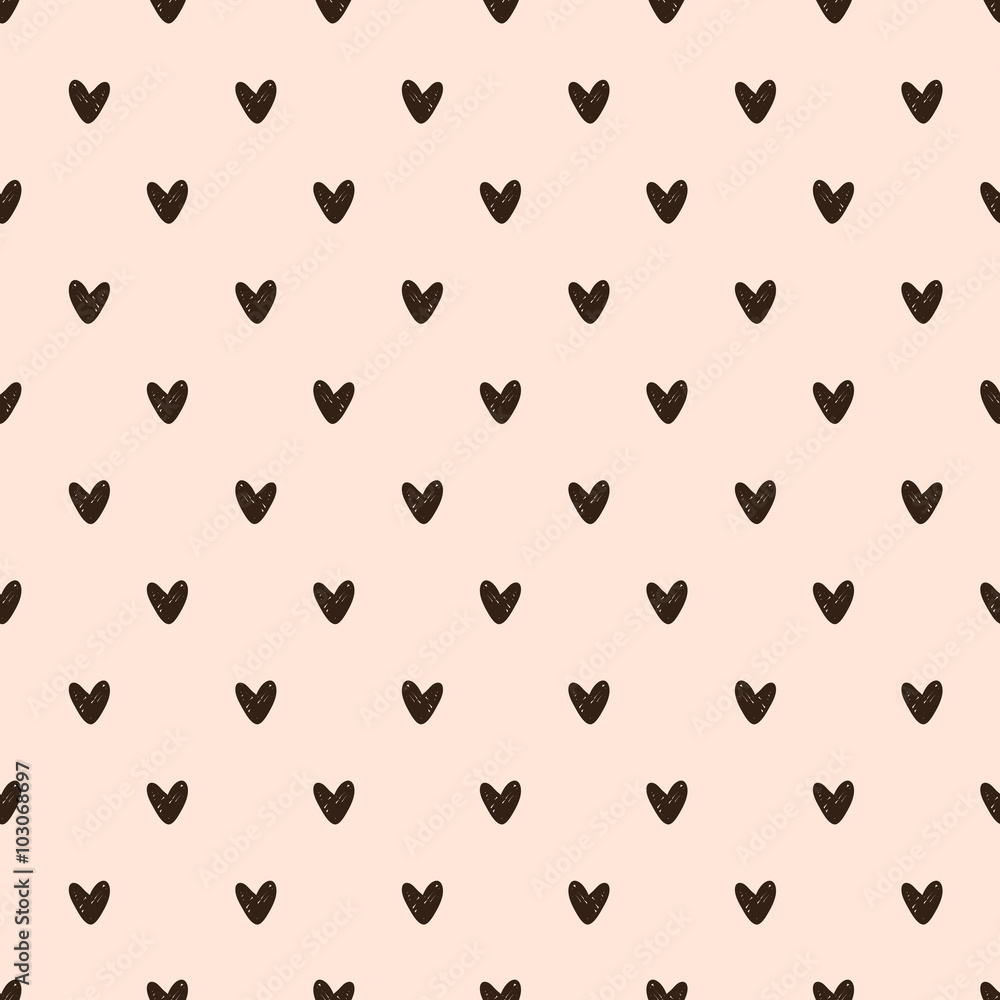 Foto  seamless heart pattern