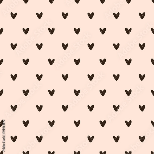 Foto  seamless heart pattern