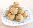 Indian sweet rava laddu made from rava or semolina is a delicious and traditional and popular dish.