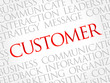 © dizain - CUSTOMER word cloud, business concept