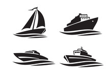 Black Ships Icons