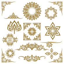 Thai Ethnic Decorative Elements Vector. Element Ethnic, Decorative Ornament, Ethnic Thai Illustration
