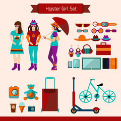 Poster - Hipster Girl Set