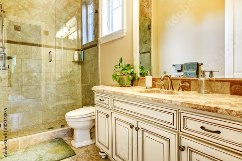 State Of The Art Bathroom With Bright Interior This Stock State Of The Art Bathroom With Bright