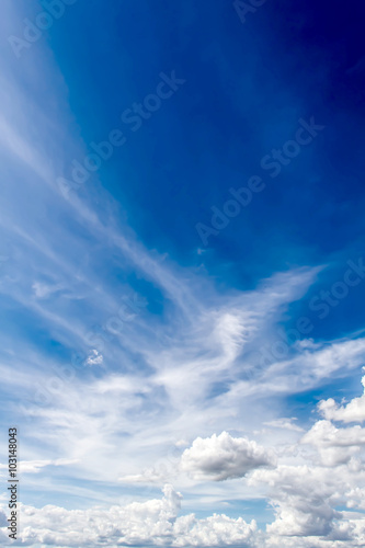 Naklejka na szybę Sky clouds